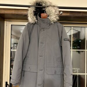 Abercrombie Ultra Parka Great Condition Men’s Small Gray